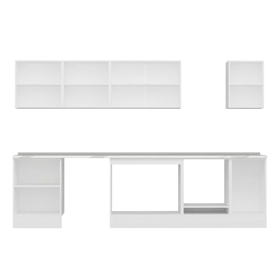 Alvinka 315X210 Cm High Gloss Mutfak Dolabı M-E90S60S45-2