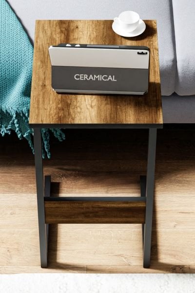 Cera Sabit Laptop Sehpası - Barok Ceviz