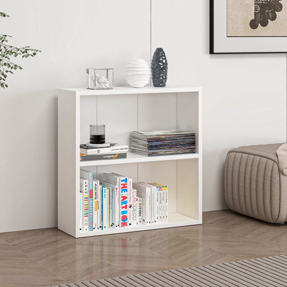 Adel 1 Raflı Kitaplık - Beyaz