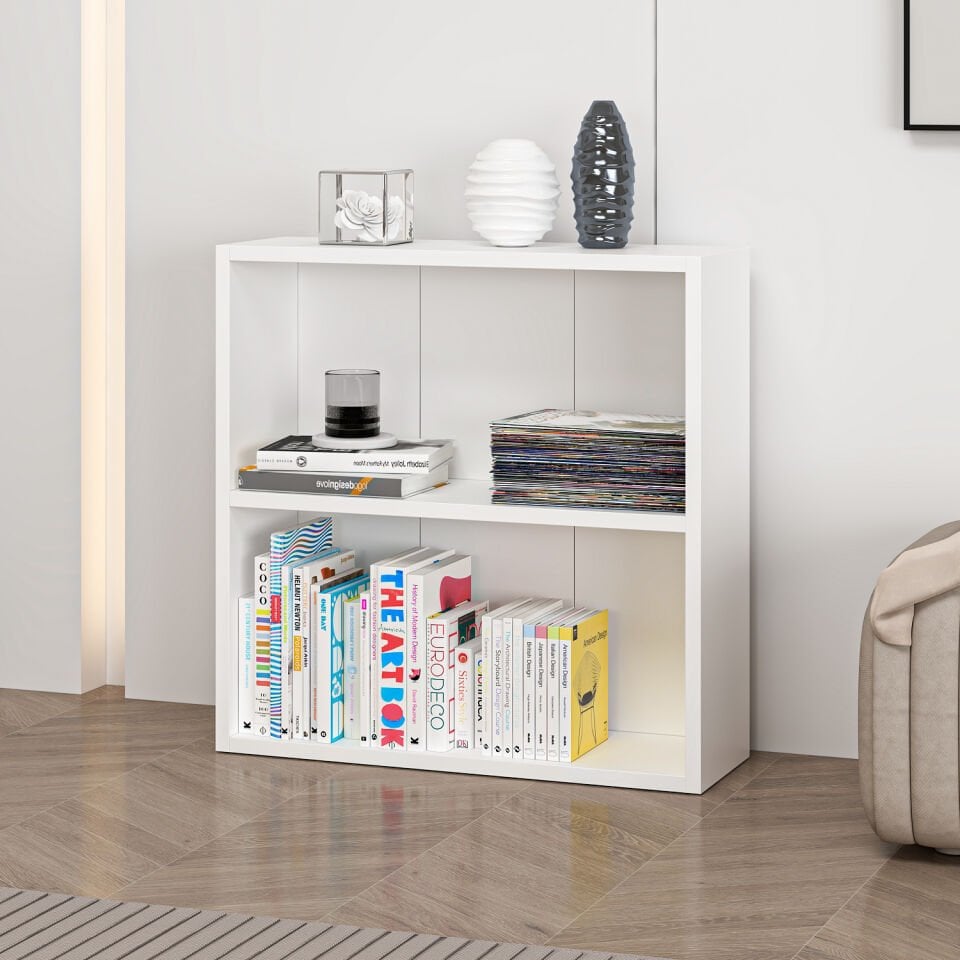 Adel 1 Raflı Kitaplık - Beyaz