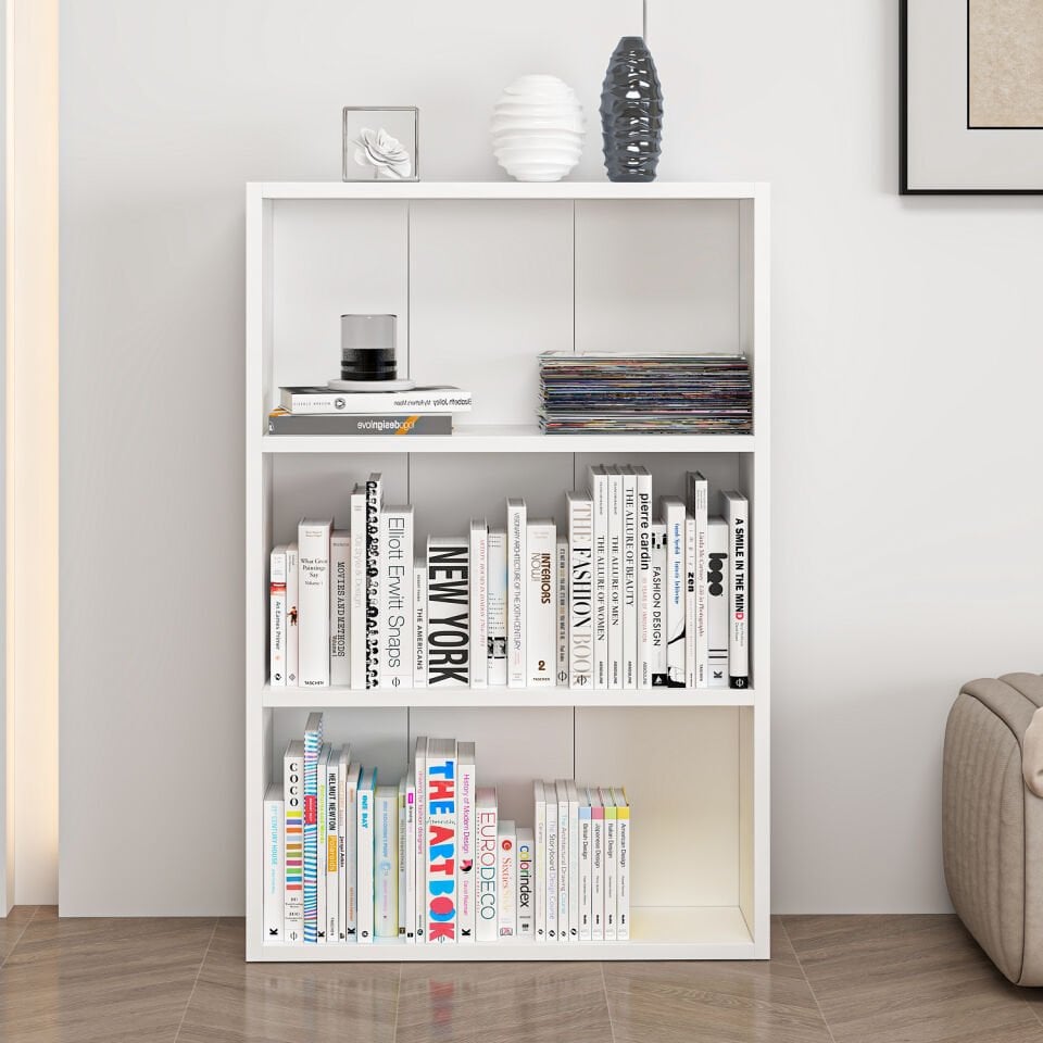 Adel 2 Raflı Kitaplık - Beyaz