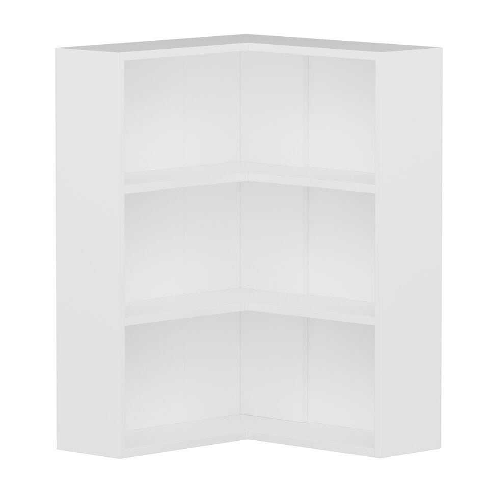 Adel 2 Raflı Köşe Kitaplık - Beyaz