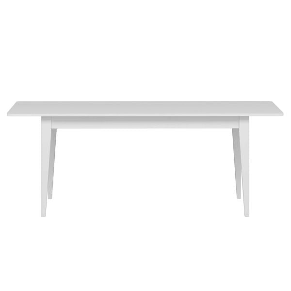 Elina Açılır Yemek Masası - Beyaz/Beyaz