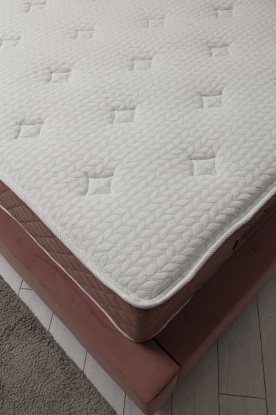 Deluxe Baza+Başlık+Sonata Yatak Gül Kurusu