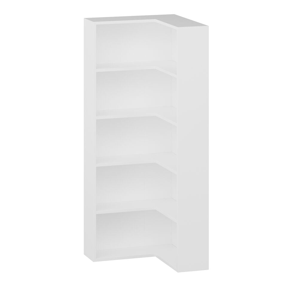 Adel 4 Raflı Köşe Kitaplık - Beyaz