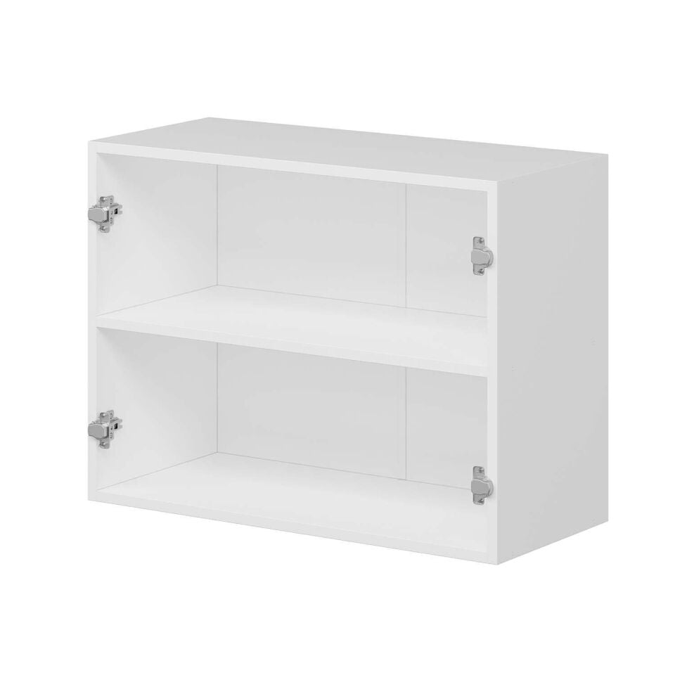 Alvinka Mutfak Modül Hg_J Üst 2Dk1R 80-H60Cm Dolap Beyaz Beyaz