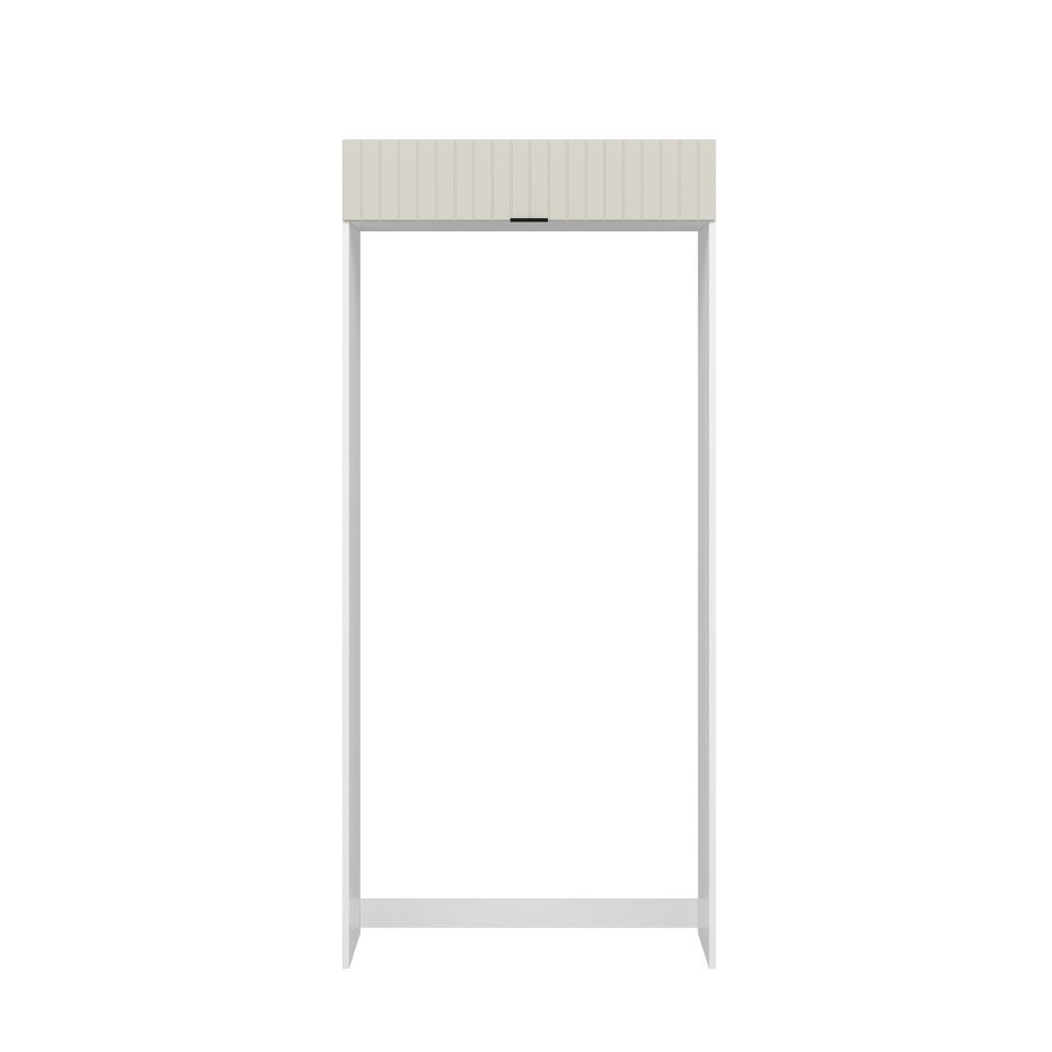 Alvinka Mutfak Modül Mbr_B 100-H222Cm Buz Dolabı Beyaz Kumtaşı Suntalam