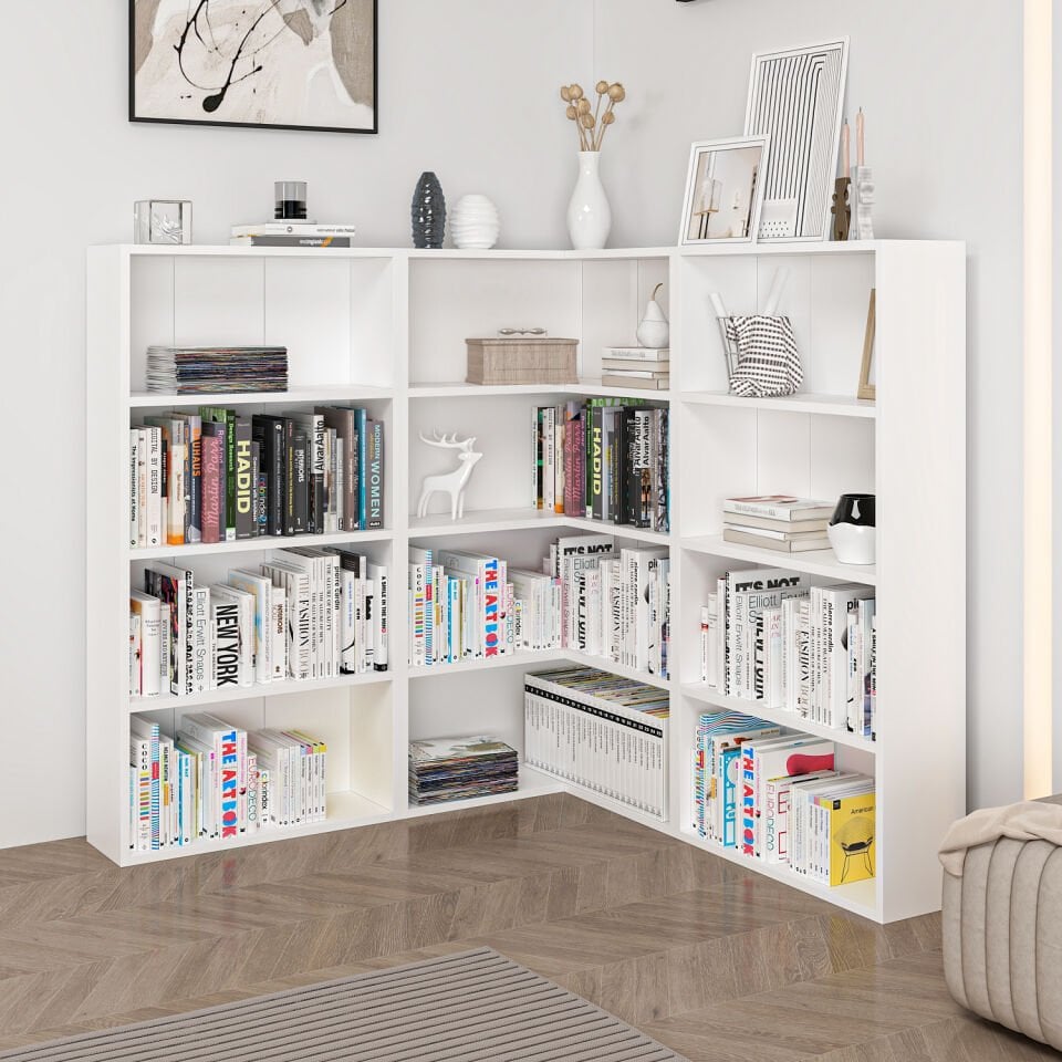 Adel Köşe Set 3 - Beyaz