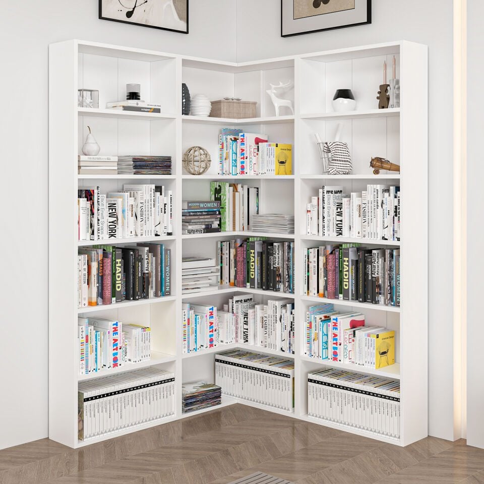 Adel Köşe Set 5 - Beyaz