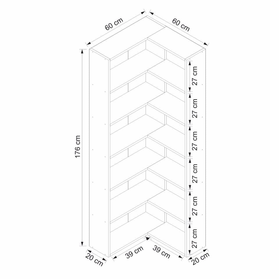 Adel Köşe Set 5 - Beyaz