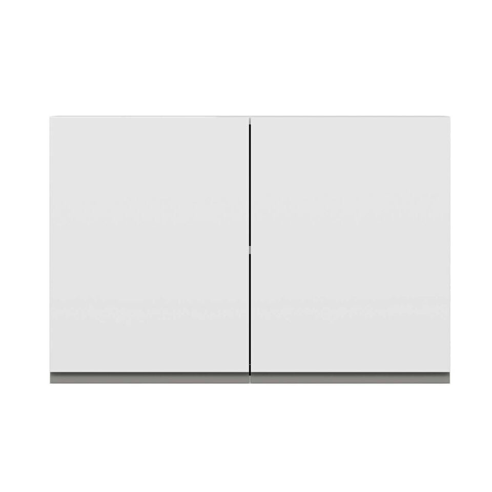 Alvinka Mutfak Modül Hg_J Üst 2Dk1R 90-H60Cm Dolap Beyaz Beyaz