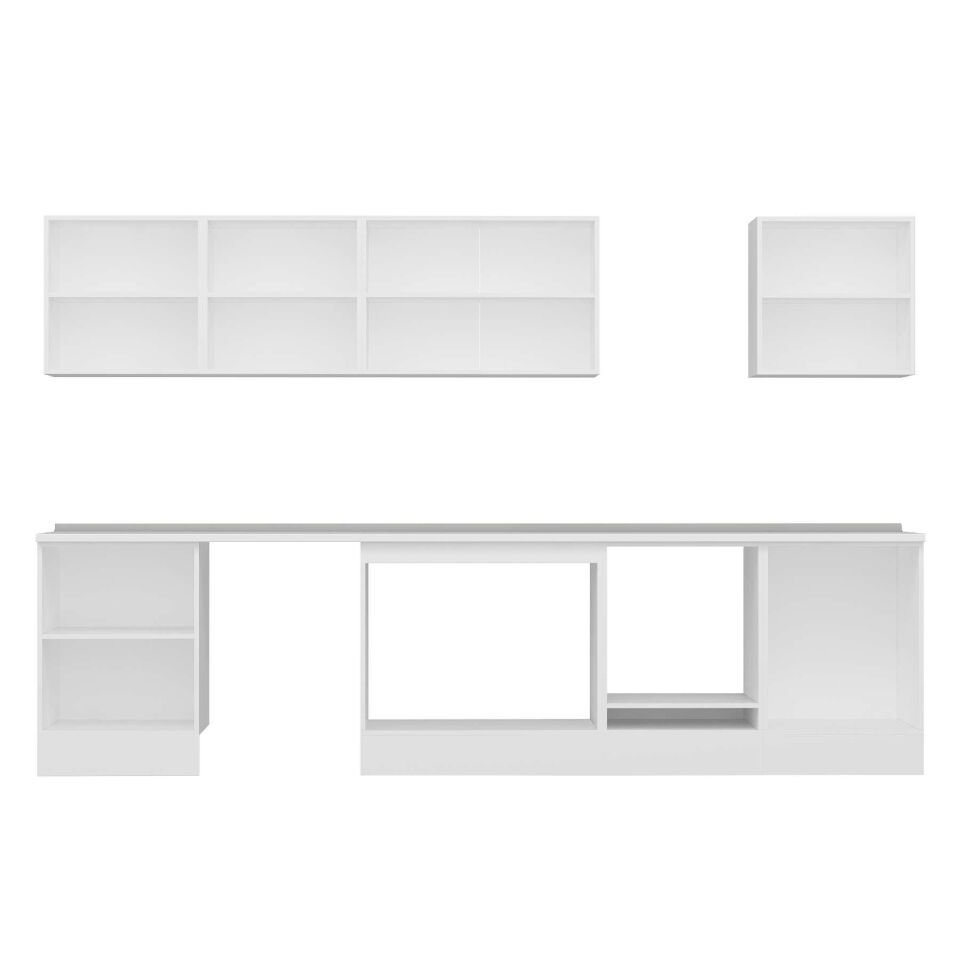 Alvinka 330X210 Cm High Gloss Mutfak Dolabı M-E90S60S60-3 High Gloss | Antrasit - Suntalam