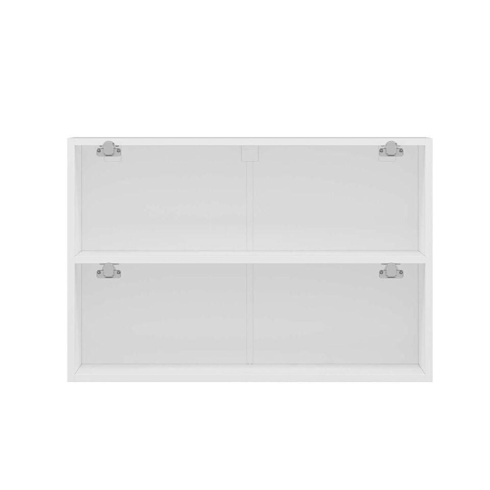 Alvinka Mutfak Modül Hg_J Üst 2Yk1R 90-H60Cm Dolap Beyaz Beyaz