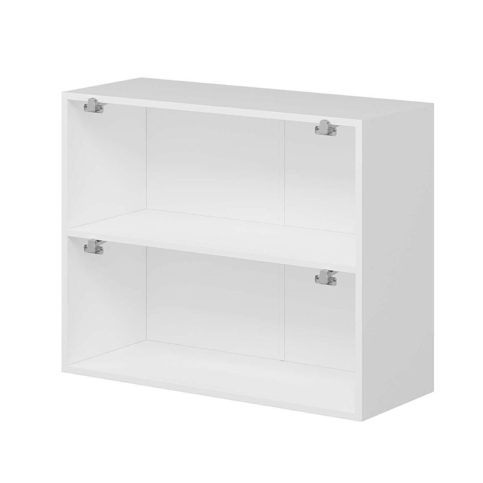 Alvinka Mutfak Modül Hg_J Üst 2Yk1R 90-H72Cm Dolap Beyaz Beyaz