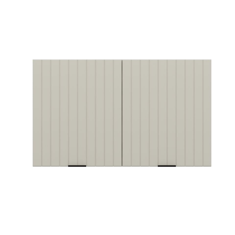 Alvinka Mutfak Modül Mbr_B Üst 2Dk1R 100-H60Cm Dolap Beyaz Kumtaşı Mdf