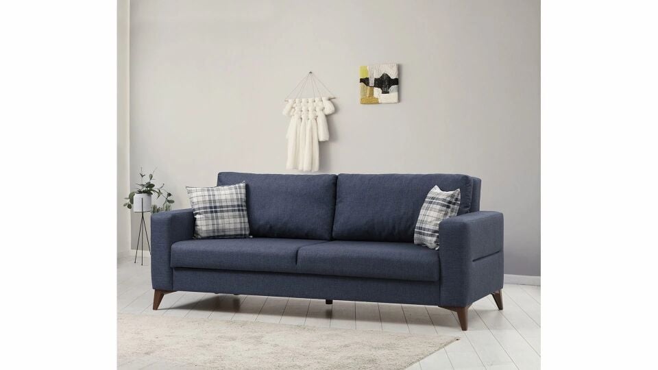 Kristal 3+3 Koltuk Takımı Lacivert