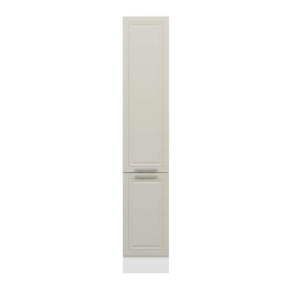 Alvinka Mutfak Modül Mbr_C 40-H222Cm Boy Dolabı Beyaz Kumtaşı