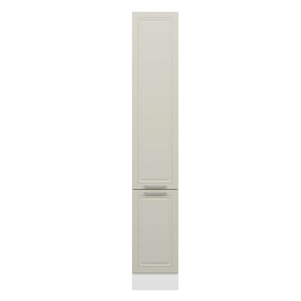 Alvinka Mutfak Modül Mbr_C 40-H240Cm Boy Dolabı Beyaz Kumtaşı