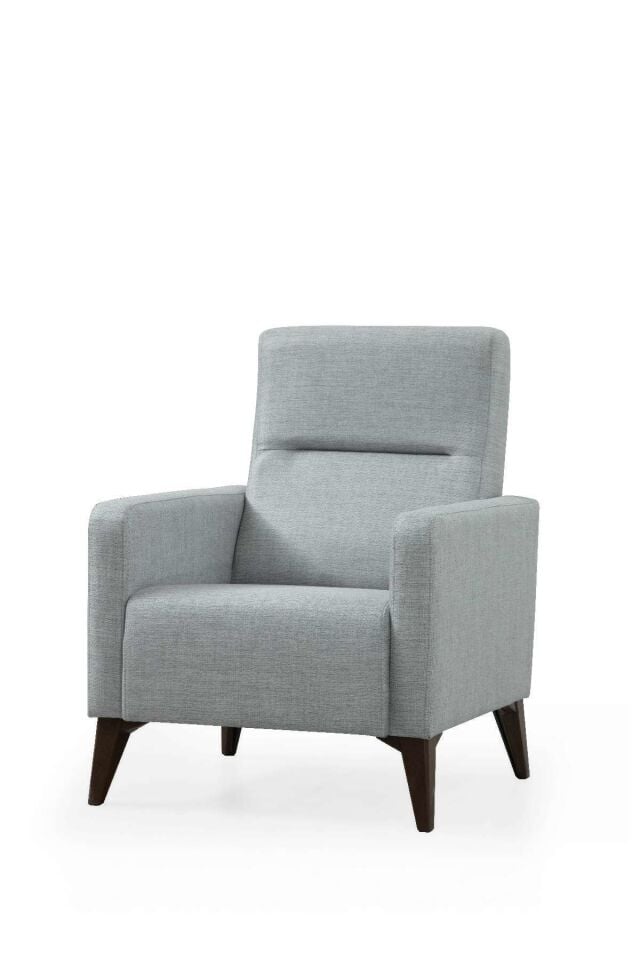 Kristal 3+1 Berjer Koltuk Takımı Lacivert + Açık Gri