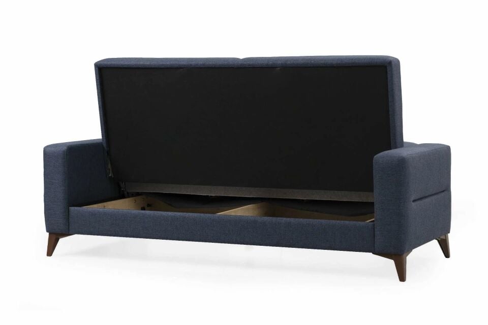 Kristal 3+1 Berjer Koltuk Takımı Lacivert + Bej