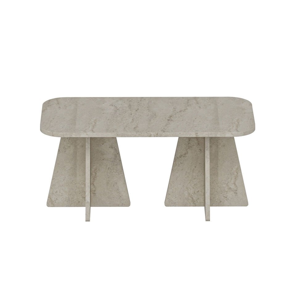 Mantar Orta Sehpa - Traverten