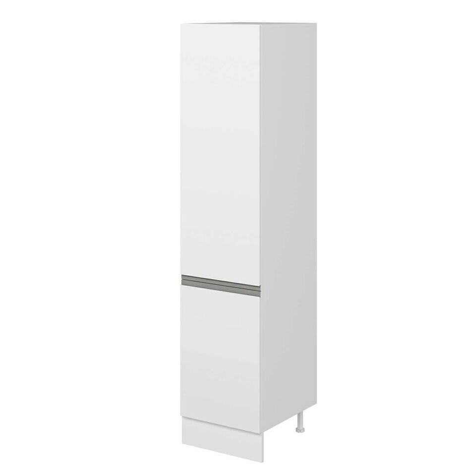 Alvinka Mutfak Modül Hg_J 50-H222Cm Boy Dolabı Beyaz Beyaz Mdf