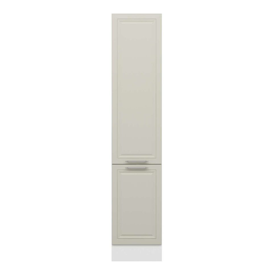 Alvinka Mutfak Modül Mbr_C 45-H222Cm Boy Dolabı Beyaz Kumtaşı