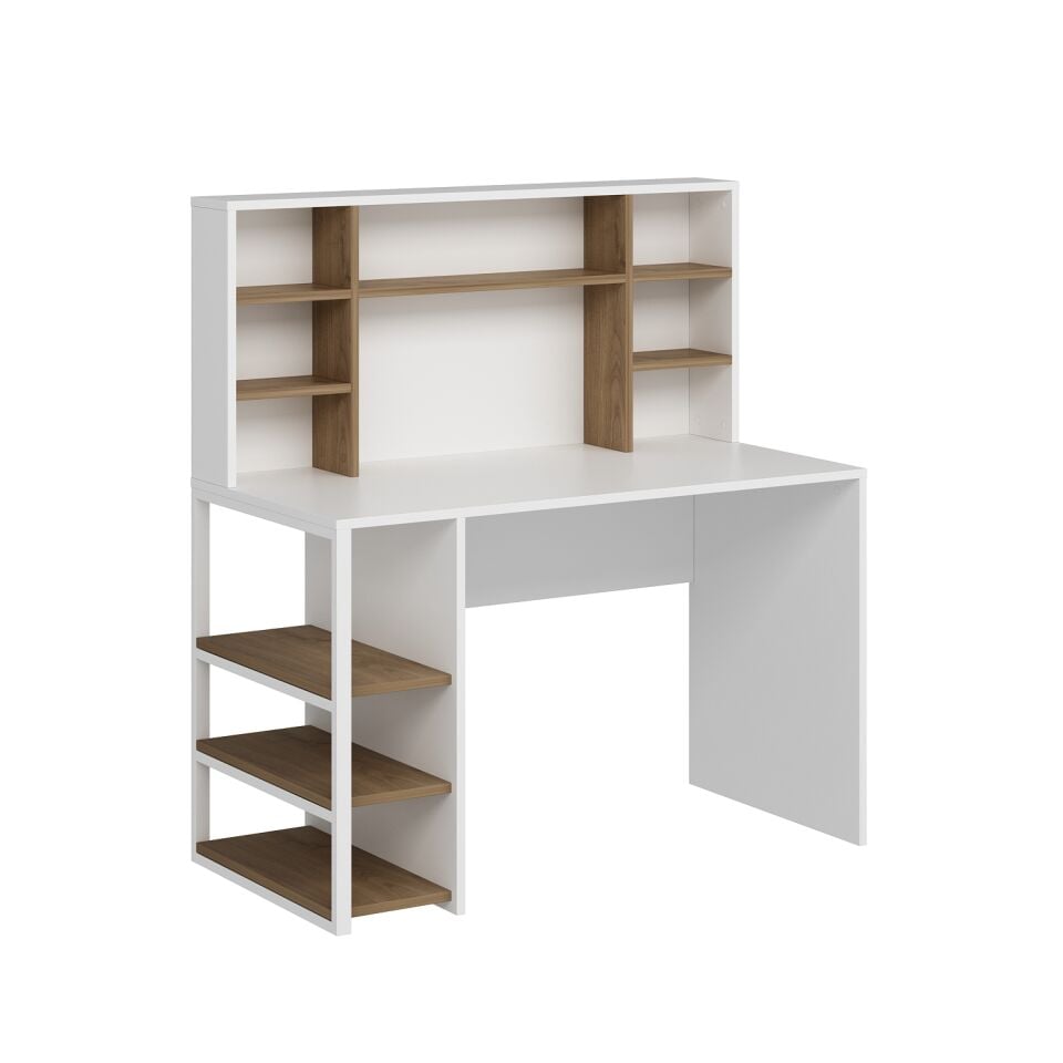 Liora Çalışma Masası - Beyaz/Rahle