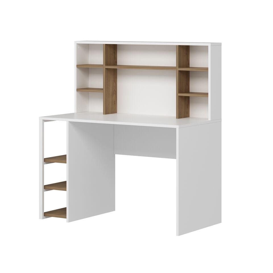 Liora Çalışma Masası - Beyaz/Rahle