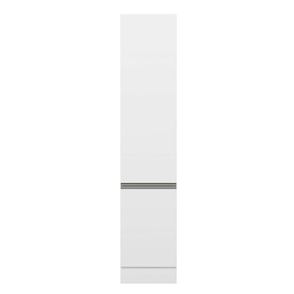 Alvinka Mutfak Modül Hg_J 50-H240Cm Boy Dolabı Beyaz Beyaz Mdf