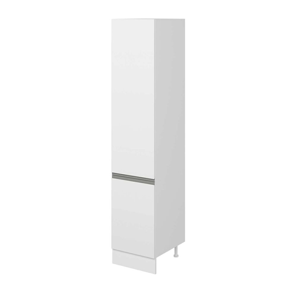Alvinka Mutfak Modül Hg_J 50-H240Cm Boy Dolabı Beyaz Beyaz Mdf