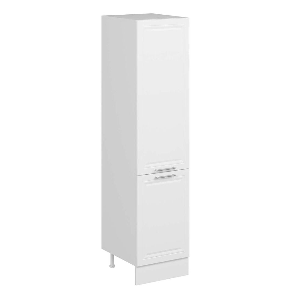 Alvinka Mutfak Modül Mbr_C 50-H210Cm Boy Dolabı Beyaz Beyaz