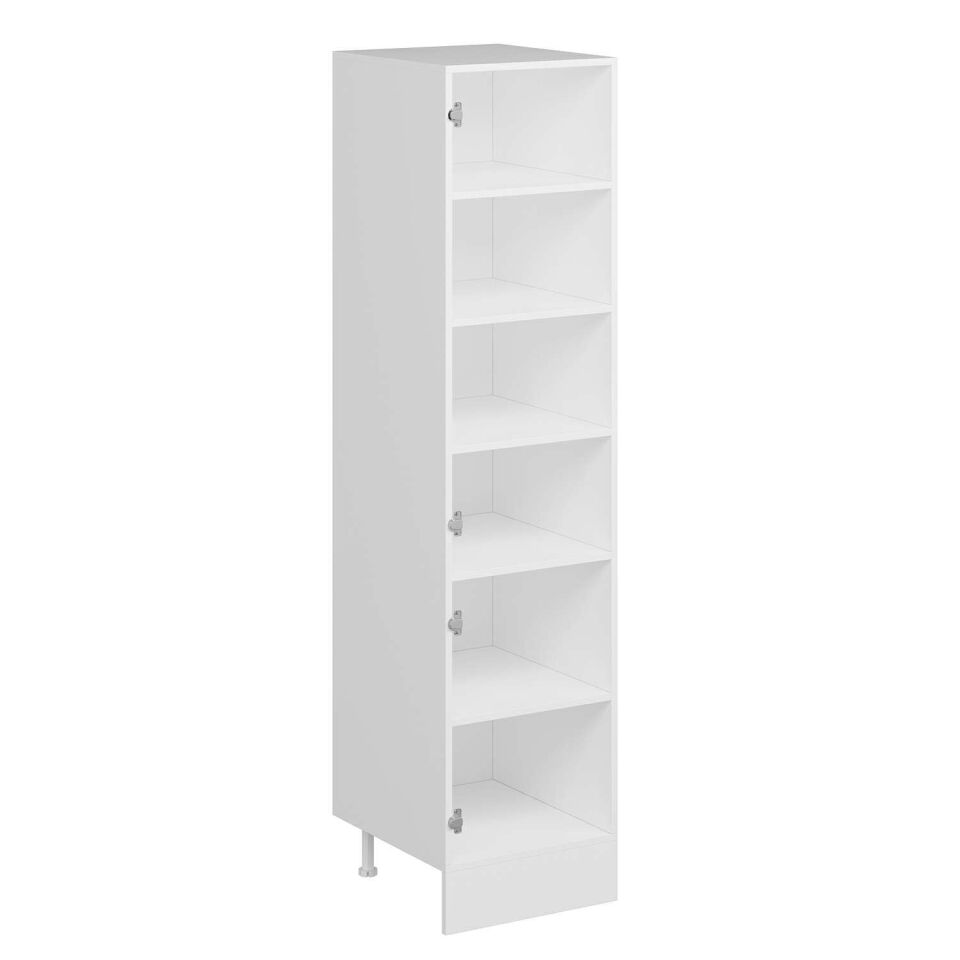 Alvinka Mutfak Modül Mbr_C 50-H210Cm Boy Dolabı Beyaz Kumtaşı