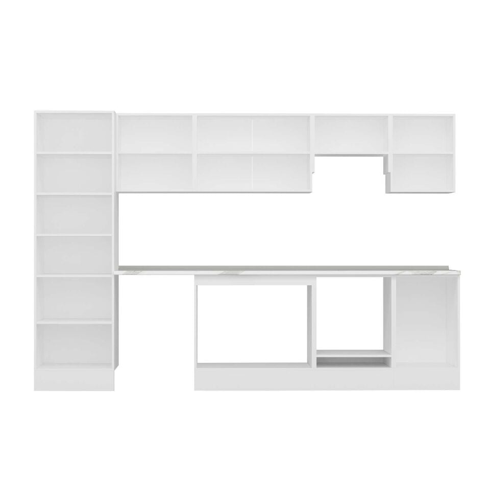 Alvinka 320X210 Cm High Gloss Mutfak Dolabı Mb-E90B60S50-1