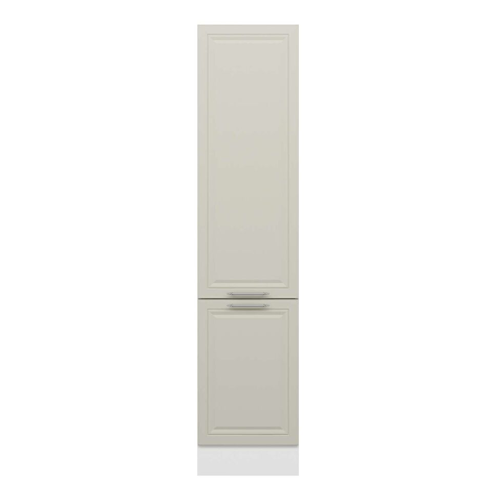 Alvinka Mutfak Modül Mbr_C 50-H222Cm Boy Dolabı Beyaz Kumtaşı