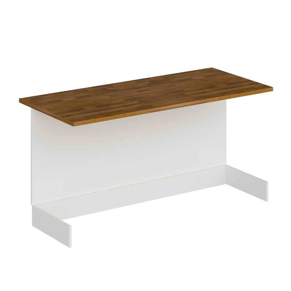 Mutfak Ada Modül 180Cm Beyaz - Mermer Tezgah