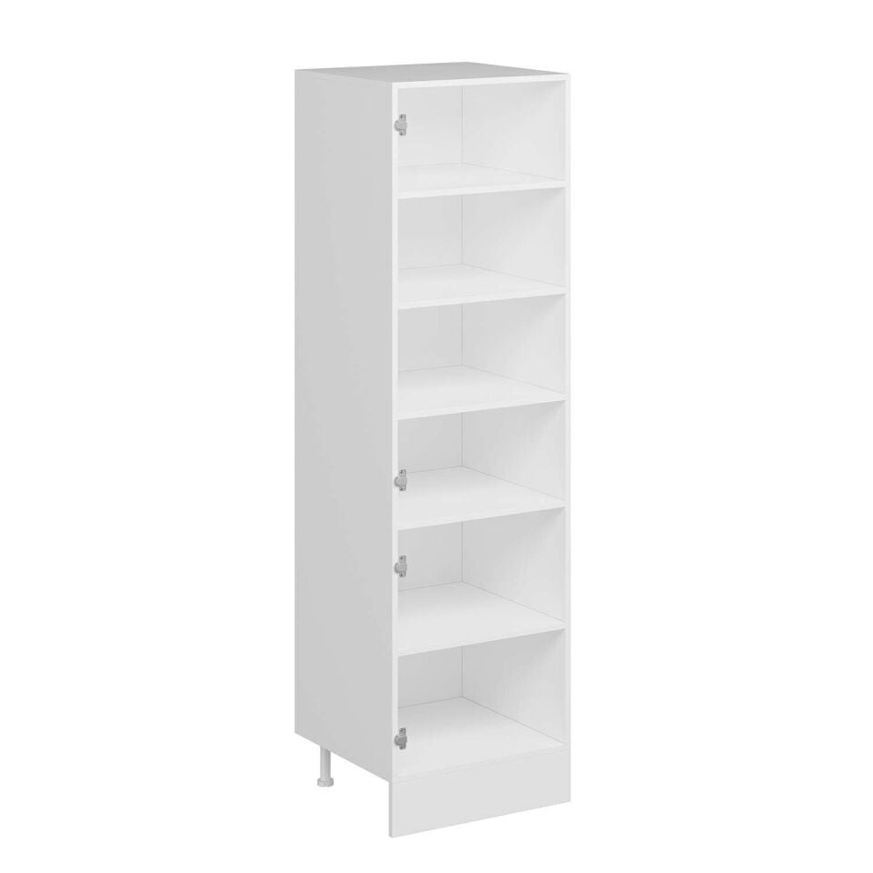 Alvinka Mutfak Modül Mbr_C 60-H210Cm Boy Dolabı Beyaz Kumtaşı