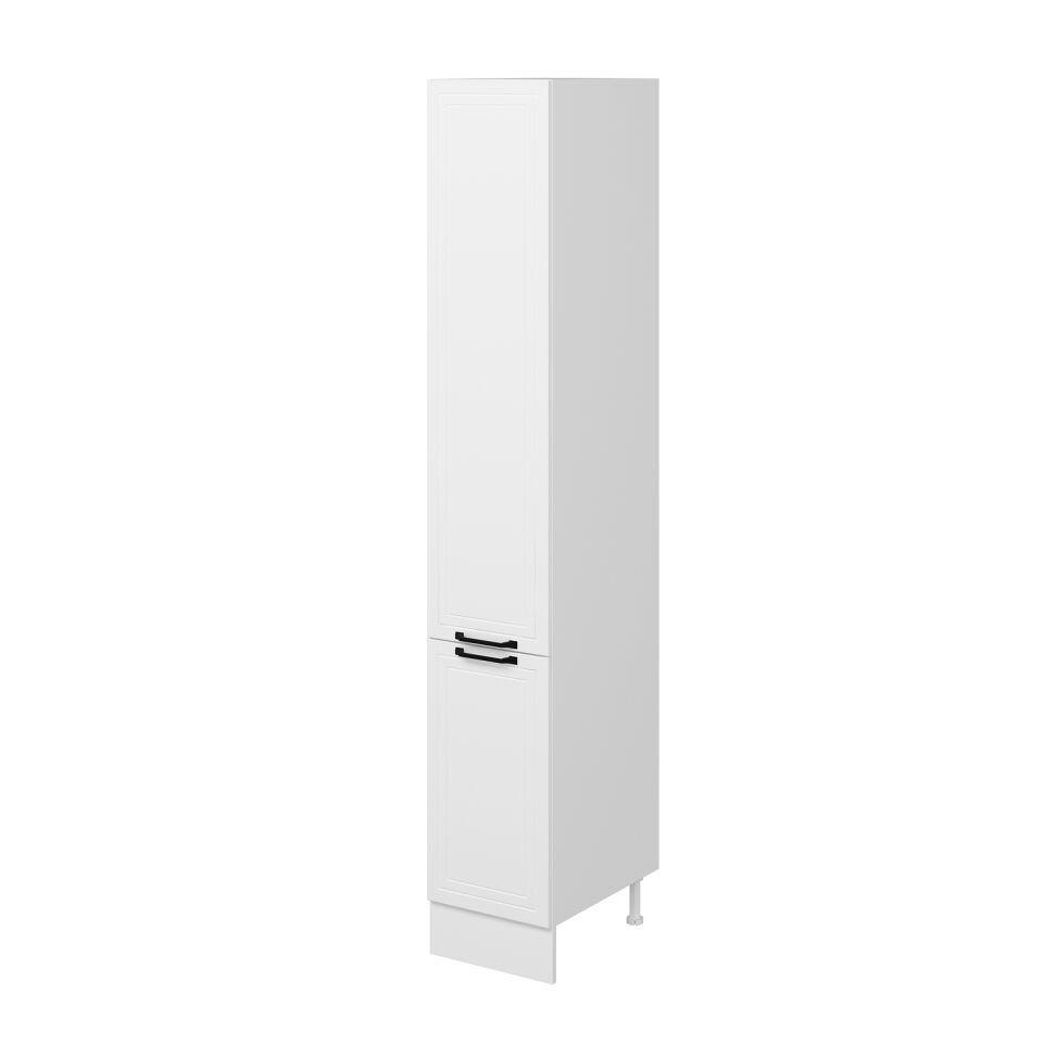 Alvinka Mutfak Modül Mbr_A 40-H240Cm Boy Dolabı Beyaz Beyaz Mdf