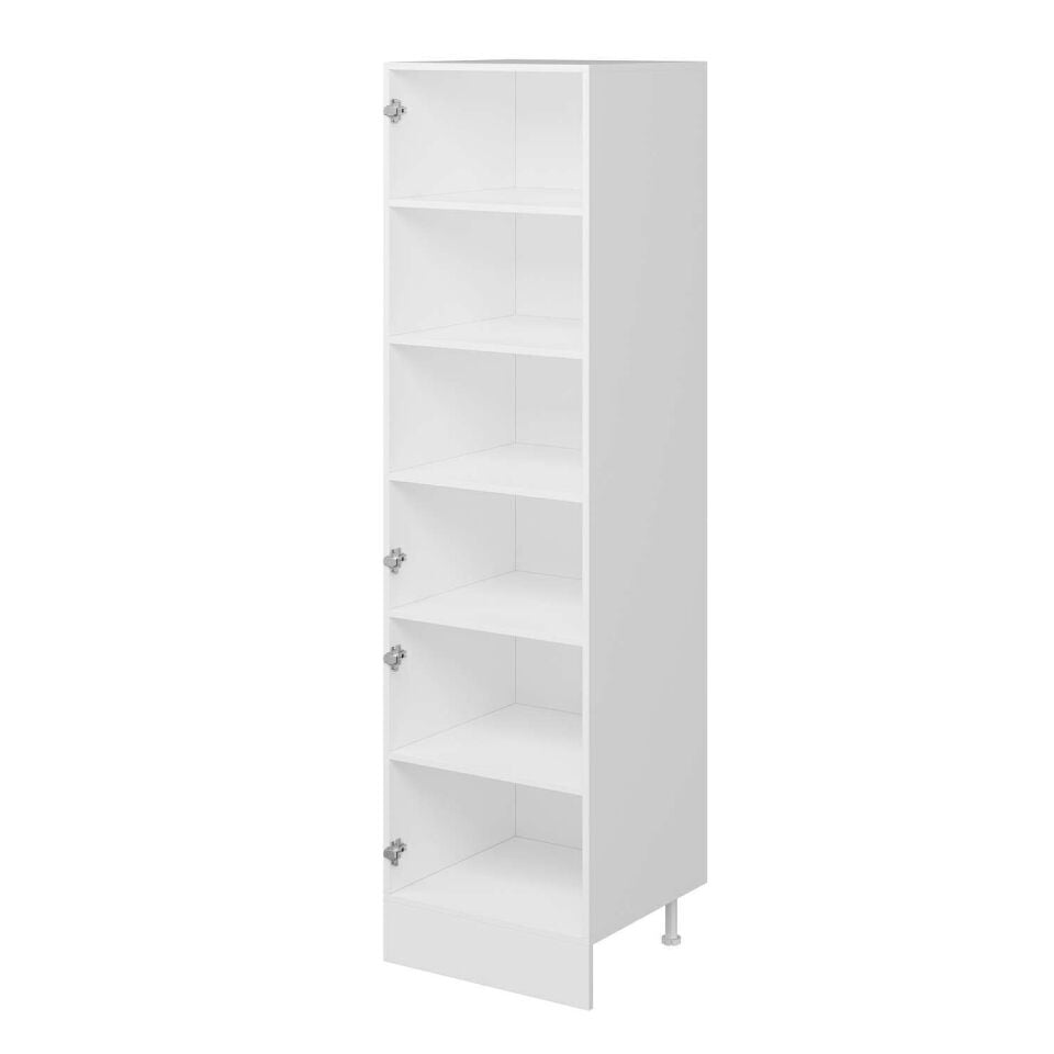 Alvinka Mutfak Modül Mbr_C 60-H222Cm Boy Dolabı Beyaz Kumtaşı