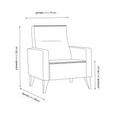 Polya Sandıklı Bazalı L Köşe Koltuk + Berjer Set Kiremit