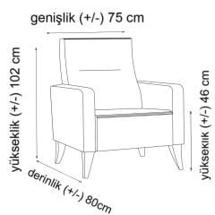 Polya Sandıklı Bazalı L Köşe Koltuk + Berjer Set Koyu Gri