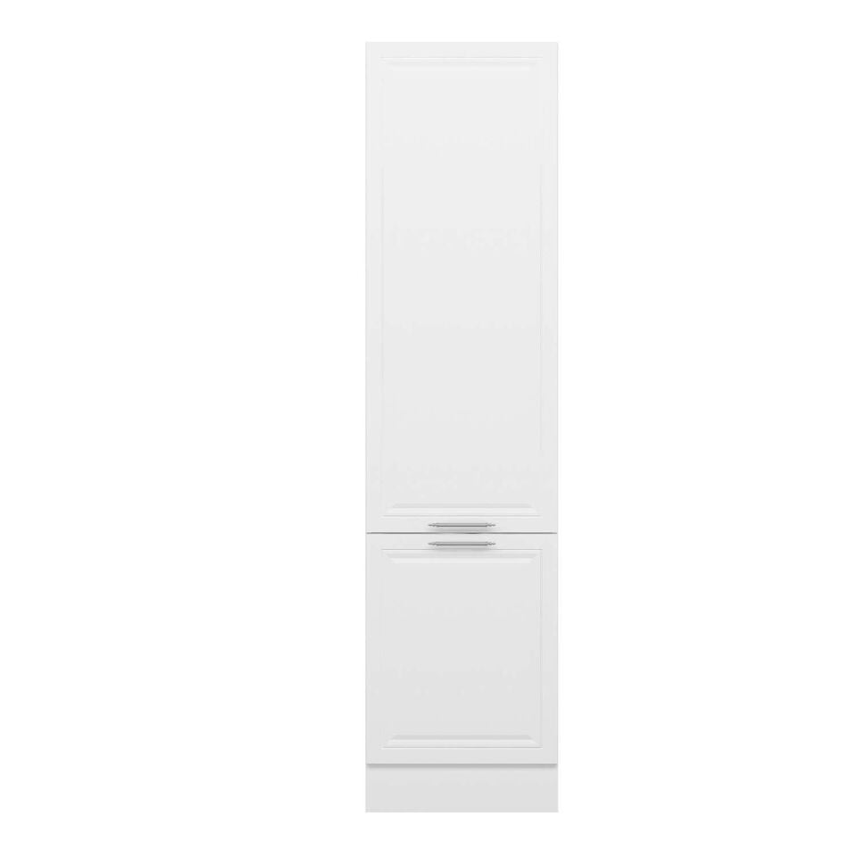 Alvinka Mutfak Modül Mbr_C 60-H240Cm Boy Dolabı Beyaz Beyaz