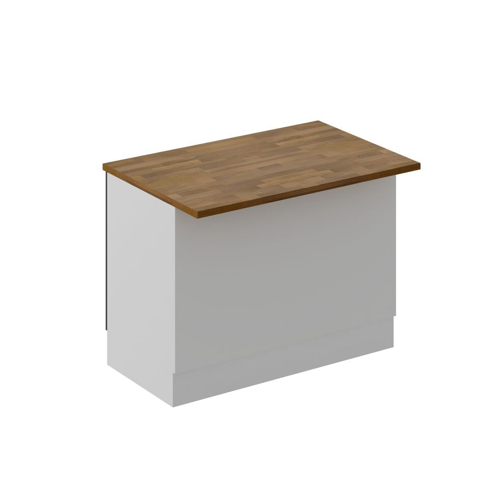 Alvinka 120 Cm Mbr_C Ada Mutfak Dolabı Beyaz Antrasit