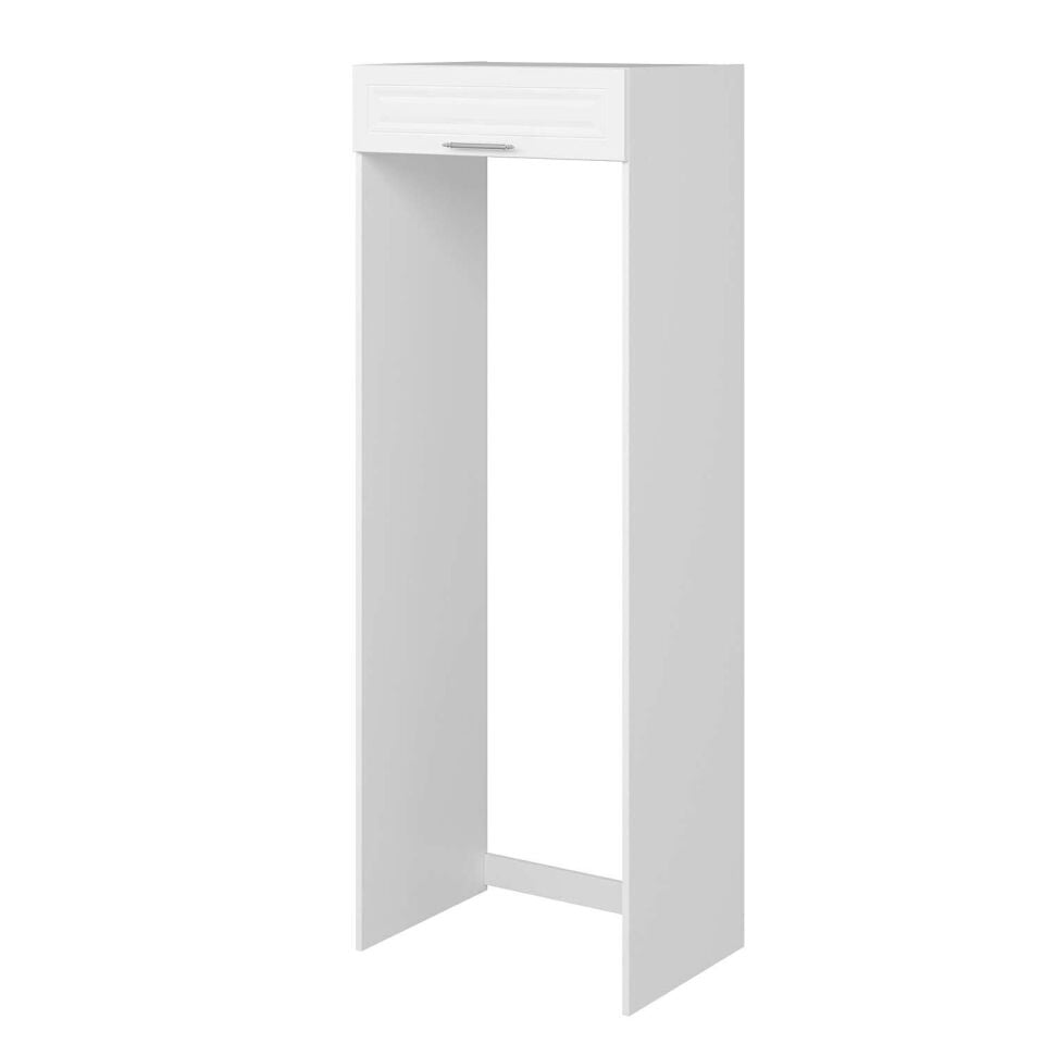 Alvinka Mutfak Modül Mbr_C 80-H222Cm Buz Dolabı Beyaz Beyaz