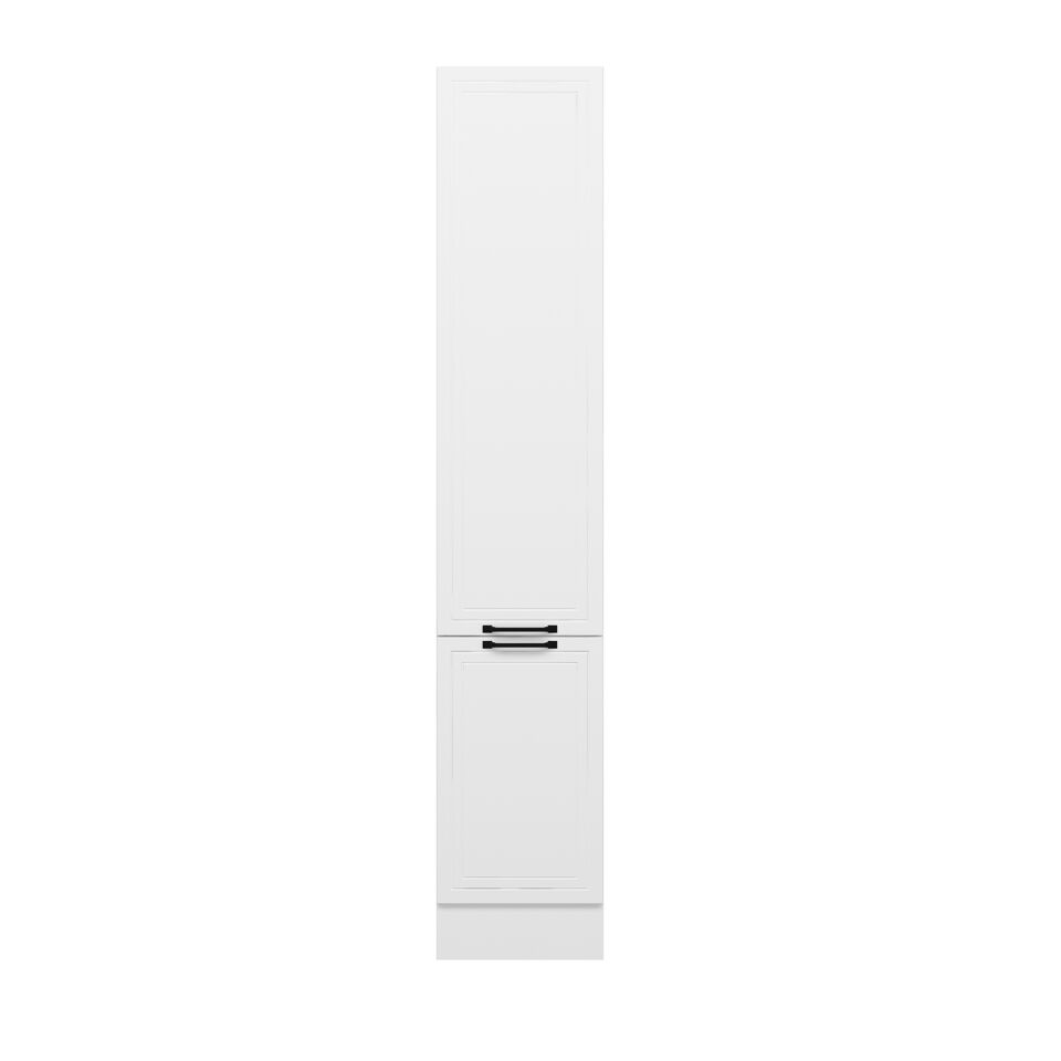 Alvinka Mutfak Modül Mbr_A 45-H240Cm Boy Dolabı Beyaz Beyaz Mdf