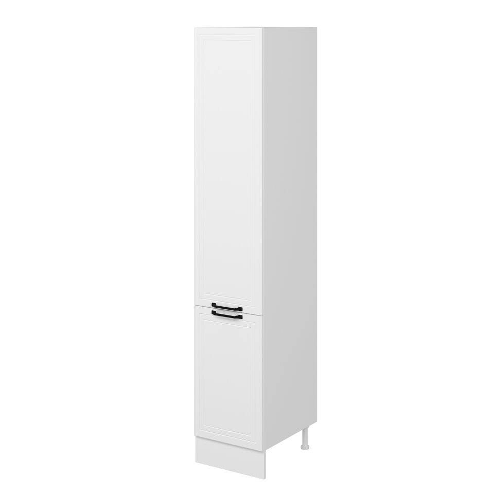 Alvinka Mutfak Modül Mbr_A 45-H240Cm Boy Dolabı Beyaz Beyaz Mdf
