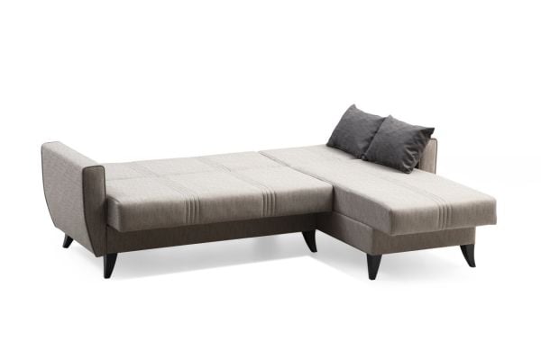 Zaden Sandıklı Bazalı L Köşe Koltuk + Berjer Set