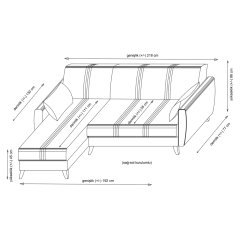 Zaden Sandıklı Bazalı L Köşe Koltuk + Berjer Set Açık Gri