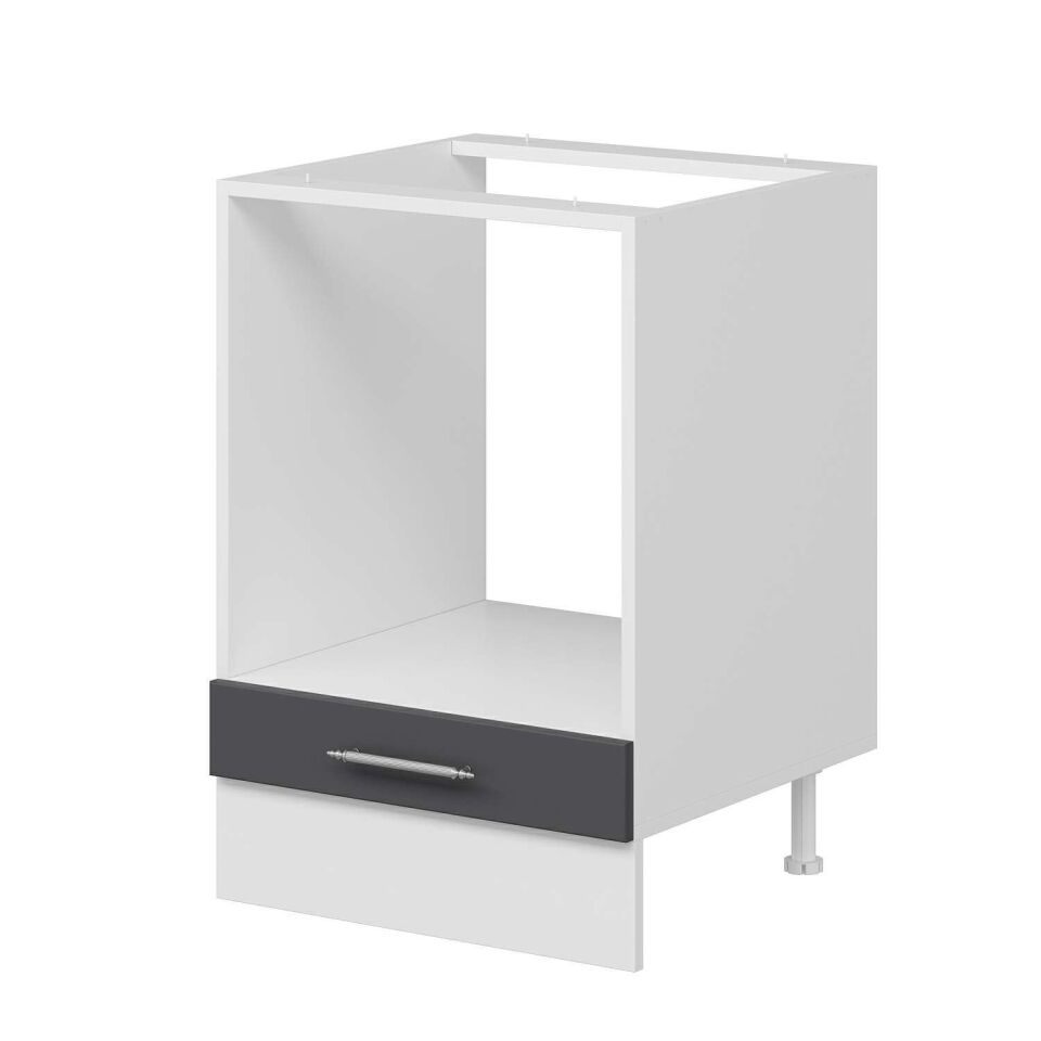 Alvinka Mutfak Modül Mbr_C Alt 1K 60Cm Ank Dolap Beyaz Antrasit