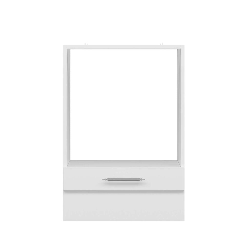 Alvinka Mutfak Modül Mbr_C Alt 1K 60Cm Ank Dolap Beyaz Beyaz